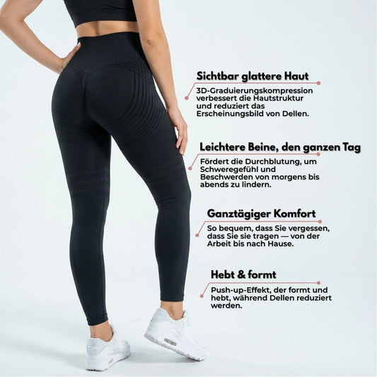 Cellumove 3D Leggings – Klassisches Schwarz