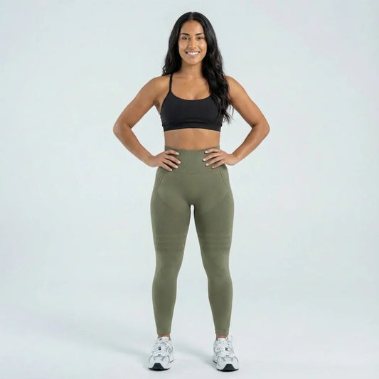 Cellumove 3D Leggings – Armeegrün