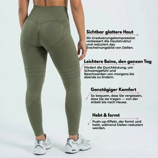 Cellumove 3D Leggings – Armeegrün
